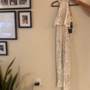 White Lace Jumpsuit